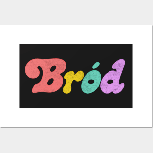 Bród / Pride - Retro Faded Style Design Posters and Art